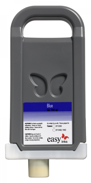 easy inks Tintentank Blau für Canon iPF8100, 9100, kompatibel zu PFI-302 und PFI-702, 700ml
