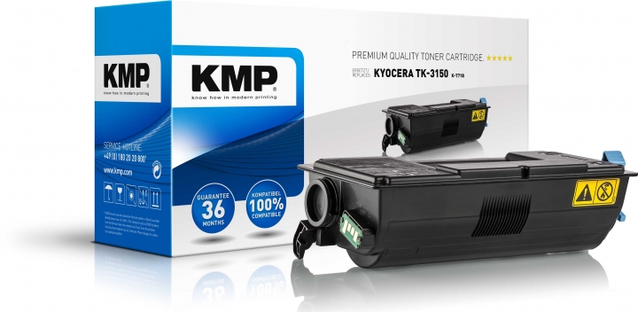 KMP K-T71 Toner Schwarz ersetzt Kyocera TK3150 (1T02NX0NL0)