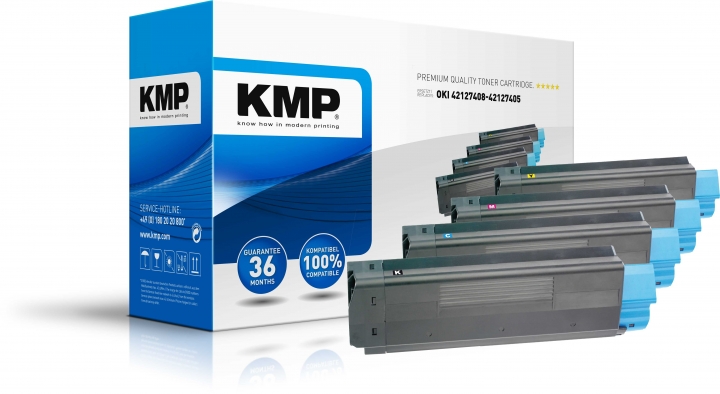 KMP Toner Multipack für OKI C5100 / C5200 / C5300 / C5400 PromoPACK