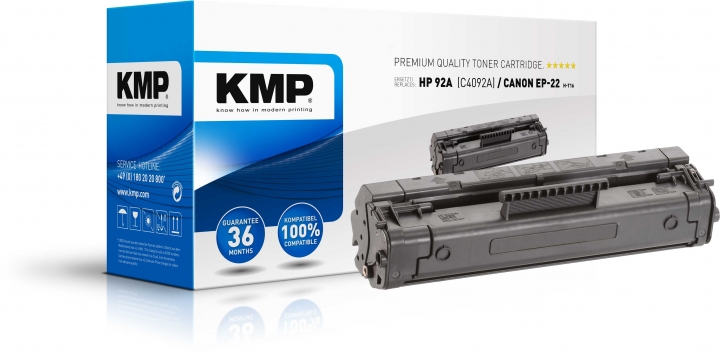 KMP H-T16 Toner Schwarz ersetzt Tonerkartusche ersetzt HP 92A (C4092A)